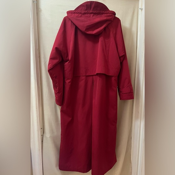 L.L. Bean Women's Vintage Red Size M Winter Jacket Wool Blend Removable Lining - Picture 8 of 10